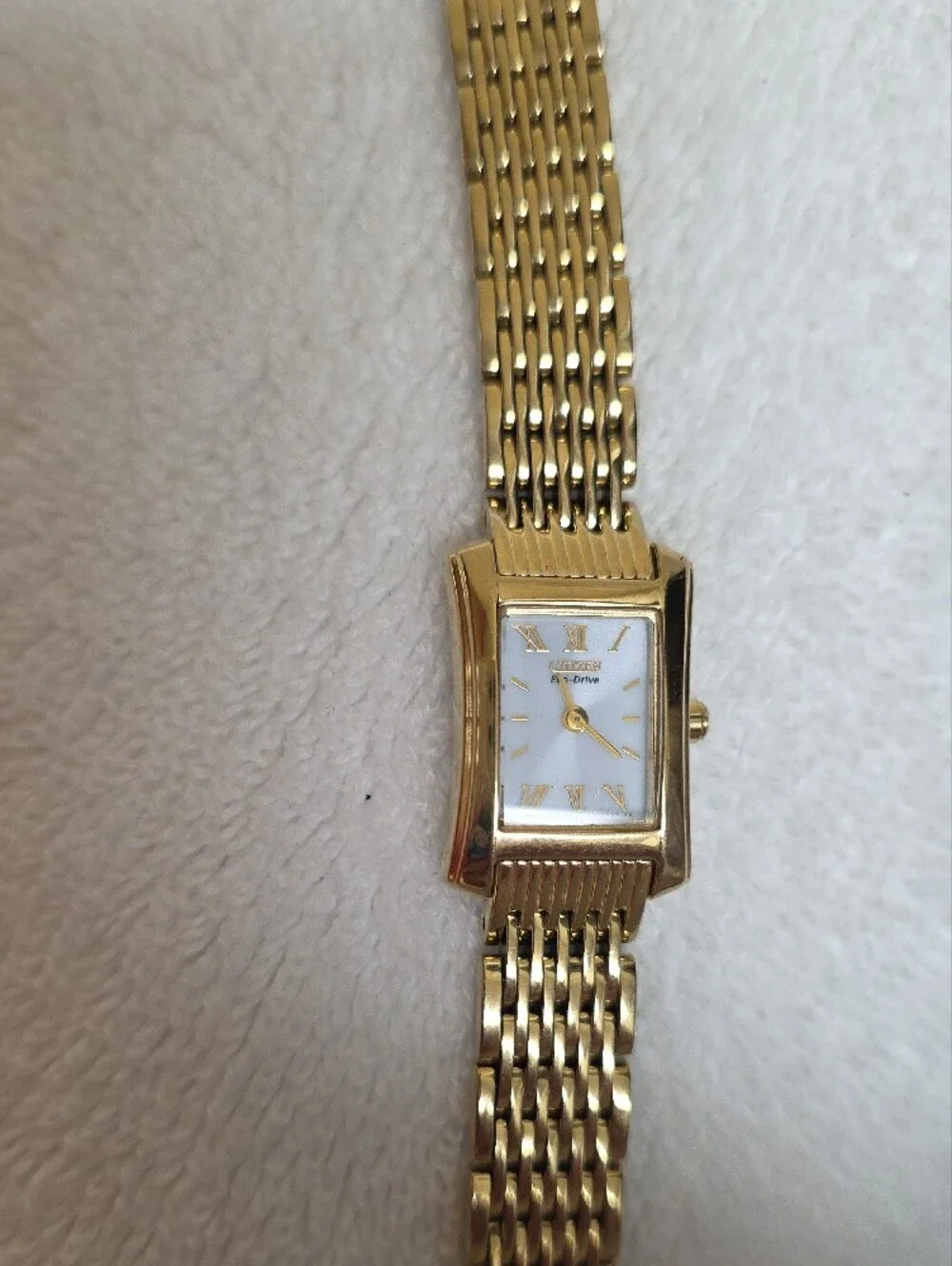 Citizen Gold-Tone Women's Rectangular Bracelet Watch